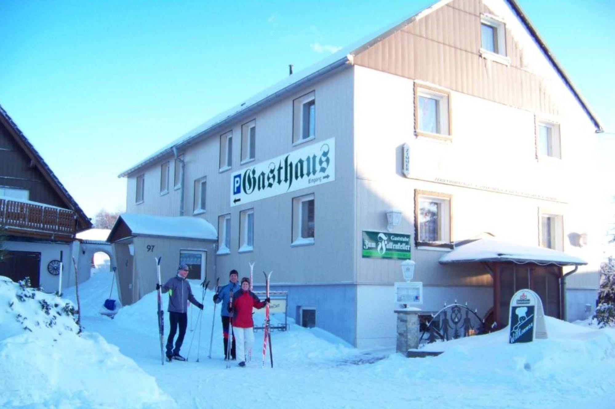 Gasthaus Falkenhain アルテンベルク エクステリア 写真